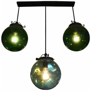 FPD3-022 ชุดแป้นยาว 3 ดวงใส่ลูกกลม