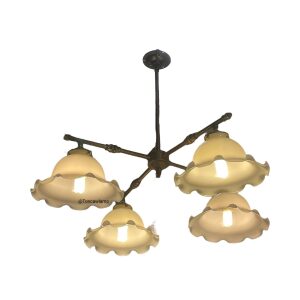 FPD4-012 ชุดกากบาท 4 ดวงใส๋ระฆังกลาง