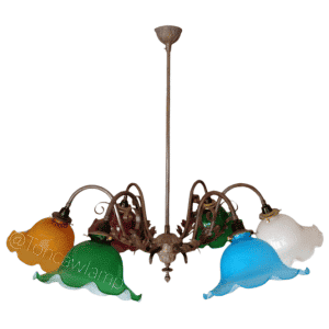 FPD6-008 ชุด 6 ดวง ใบตีใส๋ระฆังกลาง