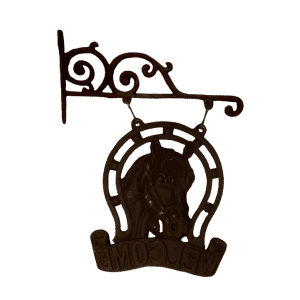 LC 728 ชุดฉากแขวนป้ายเล็กใส่ ป้ายม้า Welcome