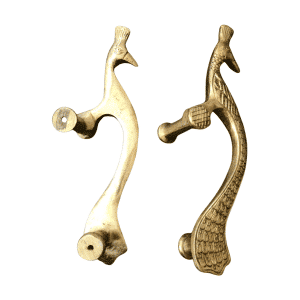 MJ 052 มือจับทองเหลืองนกยูงข้างเล็ก