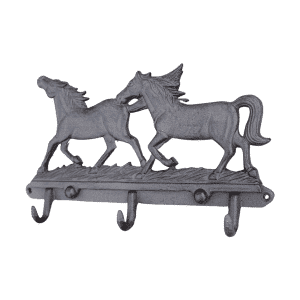 MK 837 แขวนเสื้อลายม้าคู่ 3 ขอ