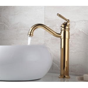 TSB 111G ก๊อกผสมทรงกระบอก สีทอง