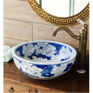 TSC 612 อ่างล้างมือลายจีน