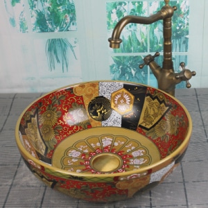 TSC 617 อ่างล้างมือ Retro Color Fish-B