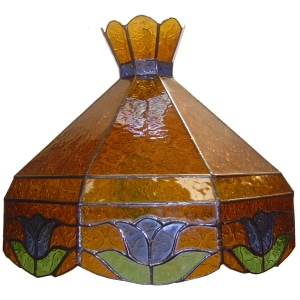 PK 054 โป๊ะเซเว่น ลายดอกไม้