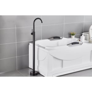 TSB 943B ชุดก๊อกอ่างล้างมือ แบบยืน สีดำ