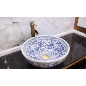 TSC 645 อ่างล้างมือ ลายจีน