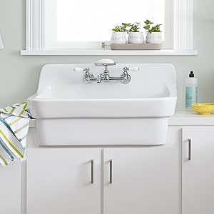 TSB 238K ก๊อกผสมติดผนังพร้อมจานสบู่ สีโครเมี่ยม