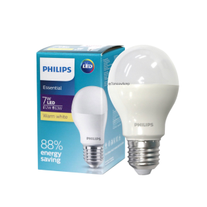 EM 120 หลอดไฟ LED ฟิลลิป 7 W สี Worm White