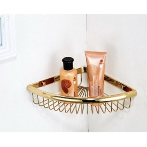 TSH 320G ตะกร้าสามเหลี่ยมเข้ามุม สีทอง