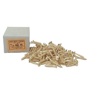 EM 119 น็อตชุบครึ่งนิ้ว สีทอง