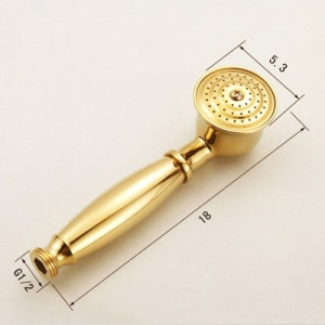 TSB 443G หัวฝักบัวมือถือด้ามเล็ก สีทอง