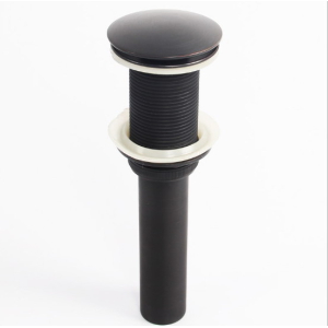 TSB 526B สะดืออ่างทองเหลือง สีดำ (แบบไม่มีรูน้ำล้น อ่างลอย)