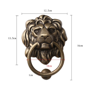 TSG 030 มือจับประตูหัวสิงห์นูน 12.5 ซม.