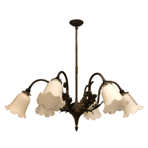 FPD6-018 ชุด 6 ดวงใบตี ใส่ชบา