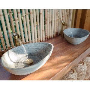 TSC 659 อ่างเซรามิค ทรงไข่